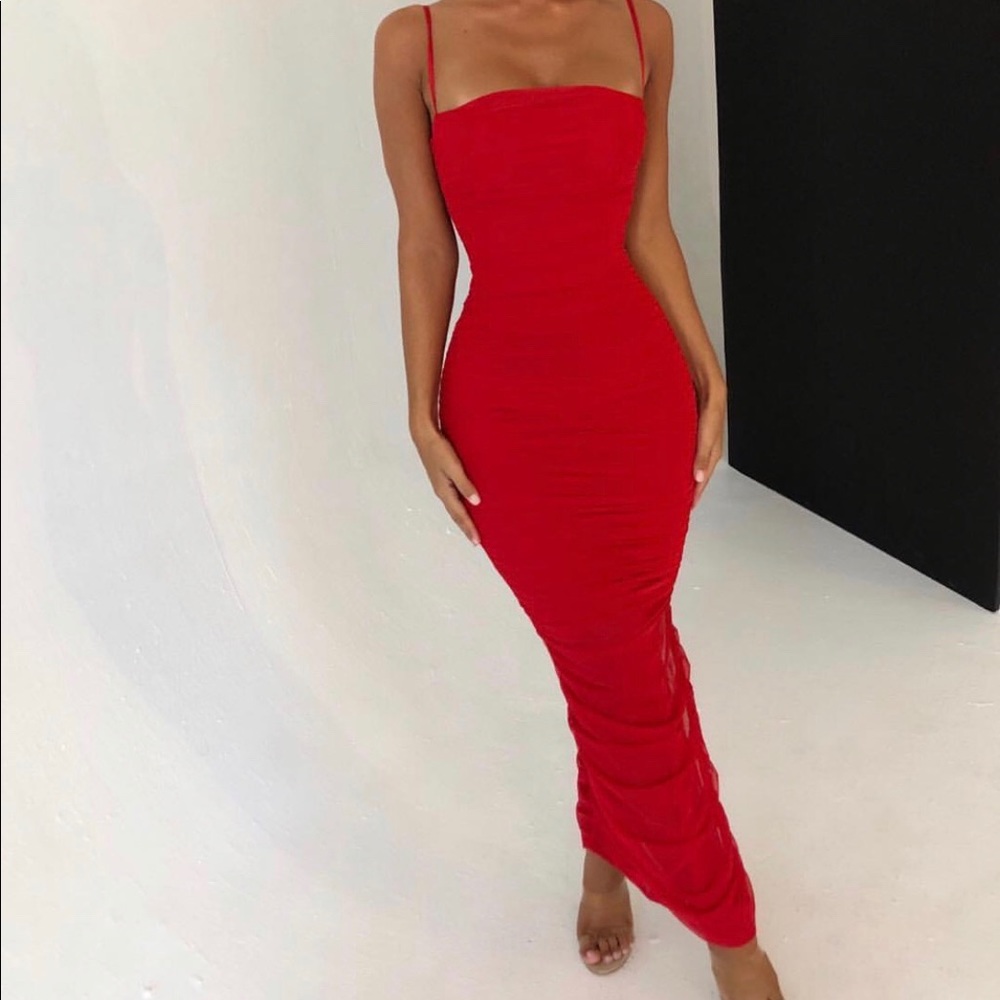 House of CB Fornarina chiffon dress